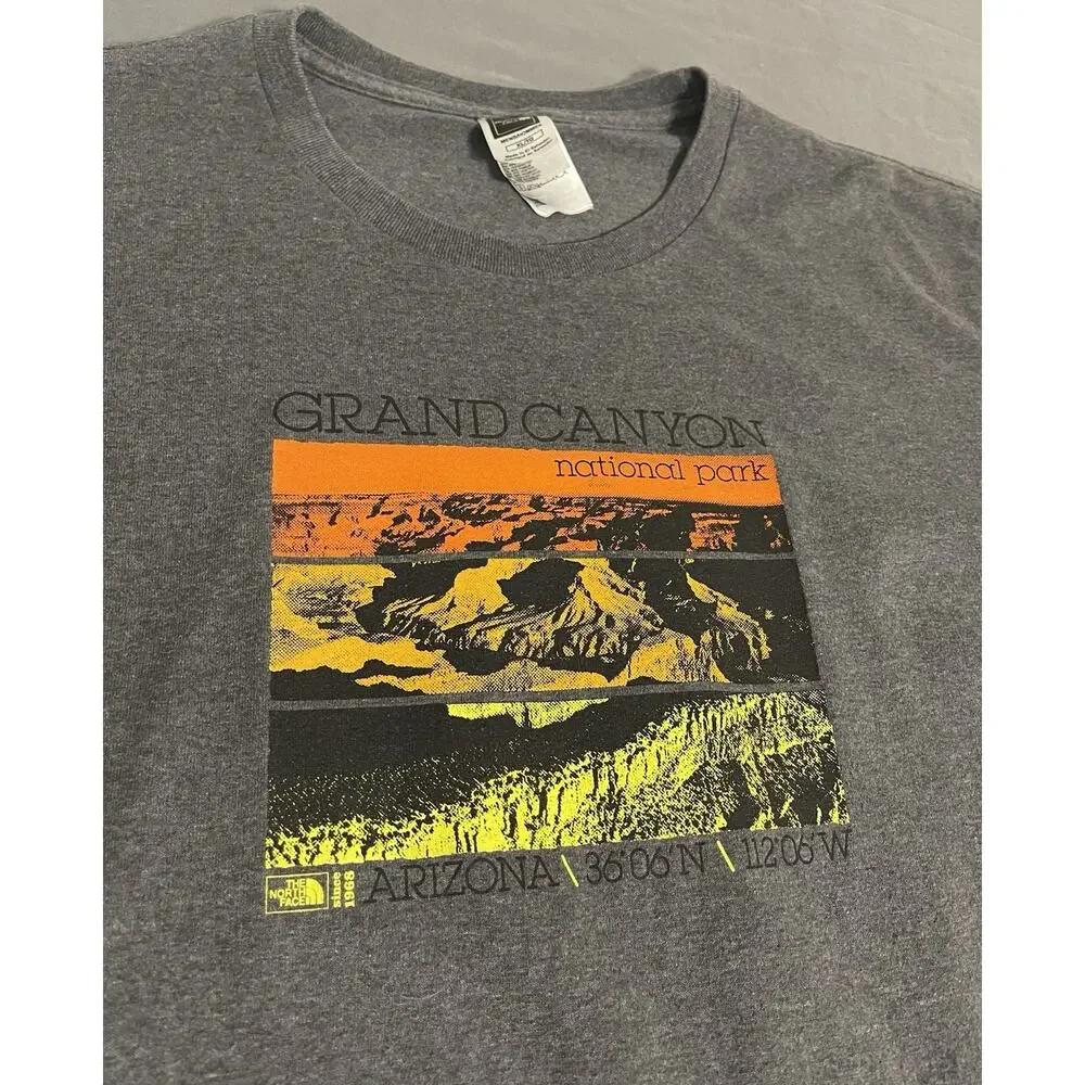 The North Face Grand Canyon National Park Gray T-Shirt Men’s XL Graphic